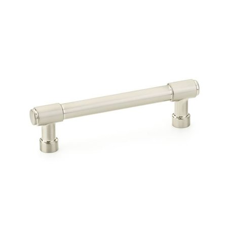 EMTEK Jasper Cabinet Pull with 4 in Center to Center Satin Nickel Finish 86687US15